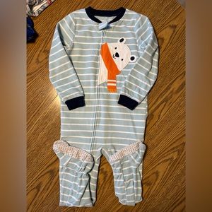 Carter feet pajamas.